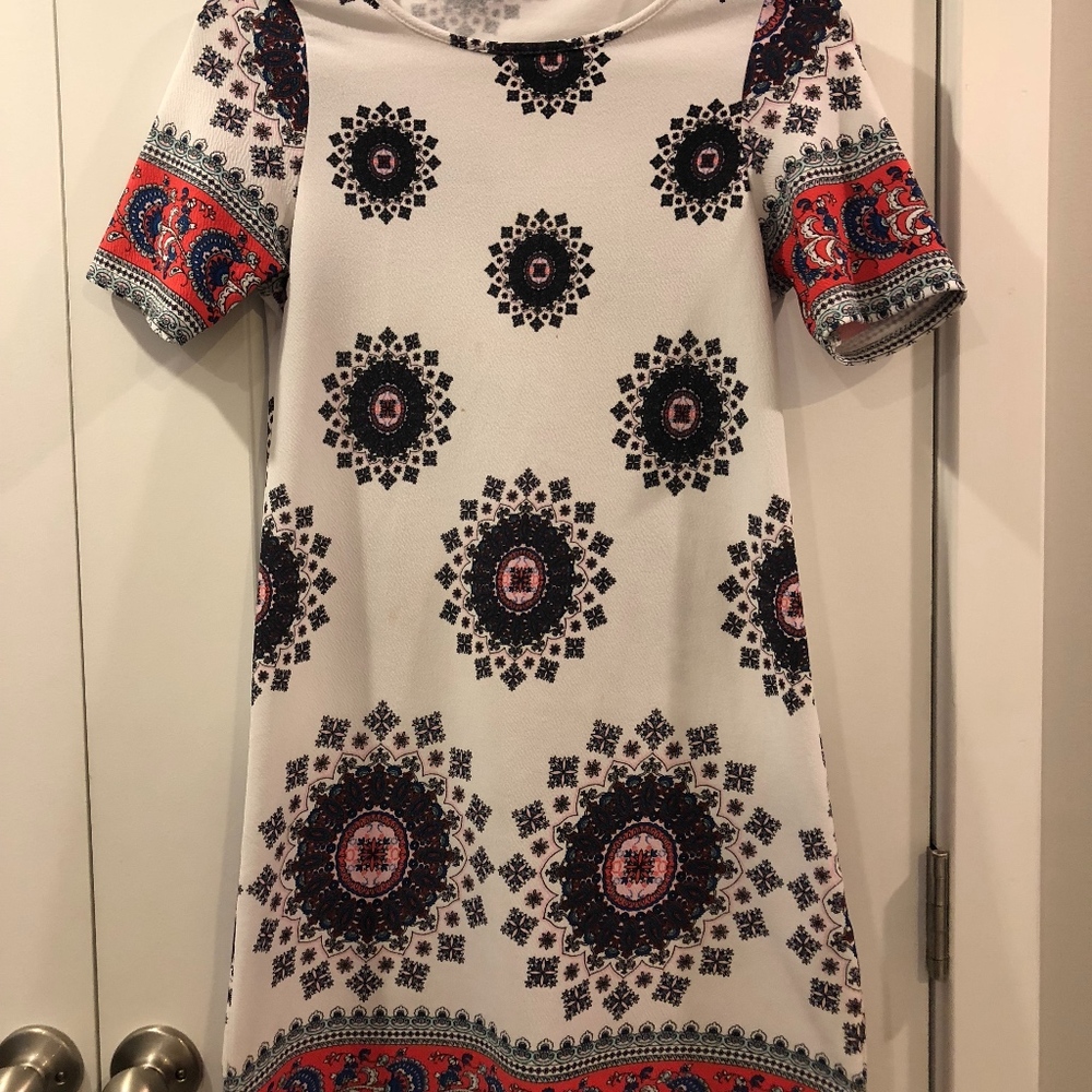 Boohoo Paisley Shift Dress